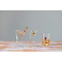 Creative Co-Op - CCO CCO OR - Classic Cocktail Glass Ornament (Assorted Styles)