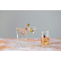Creative Co-Op - CCO CCO OR - Cocktail Glass Ornament (Assorted Styles)
