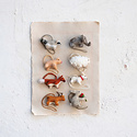Creative Co-Op - CCO Felt Animals Small Ornament (Assorted Styles)
