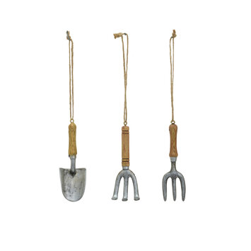 Creative Co-Op - CCO CCO OR - Garden Tool Ornament (Assorted Styles)