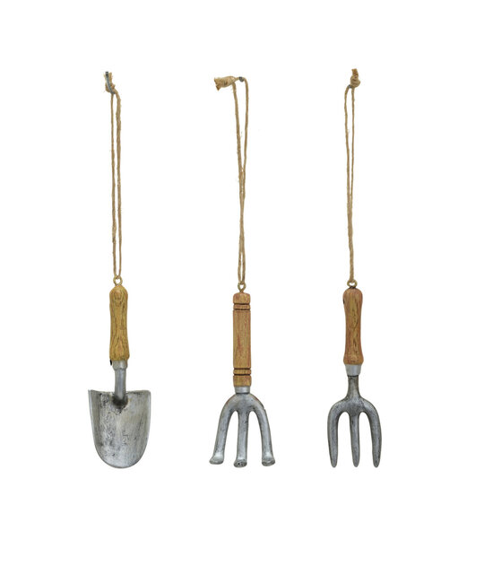 Creative Co-Op - CCO CCO OR - Garden Tool Ornament (Assorted Styles)