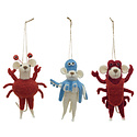 Creative Co-Op - CCO CCO OR - Felt Mouse in Sea Animal Costume (Assorted Styles)