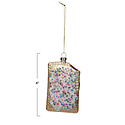 Creative Co-Op - CCO CCO OR - Embellished Glass Poptart Toaster Pastry  Ornament