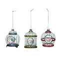 Creative Co-Op - CCO Glass Birdcage with Bird Ornament