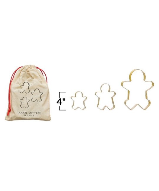 Creative Co-Op - CCO Holiday Cookie Cutter Set, Various Styles