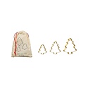 Creative Co-Op - CCO Holiday Cookie Cutter Set, Various Styles
