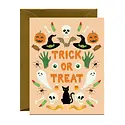 Yeppie Paper - YP YPGCHA0003 - Trick or Treat Halloween Card