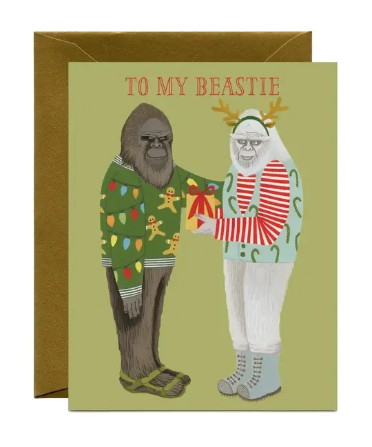 Yeppie Paper - YP YPGCHO0002 - To My Beastie Holiday Card