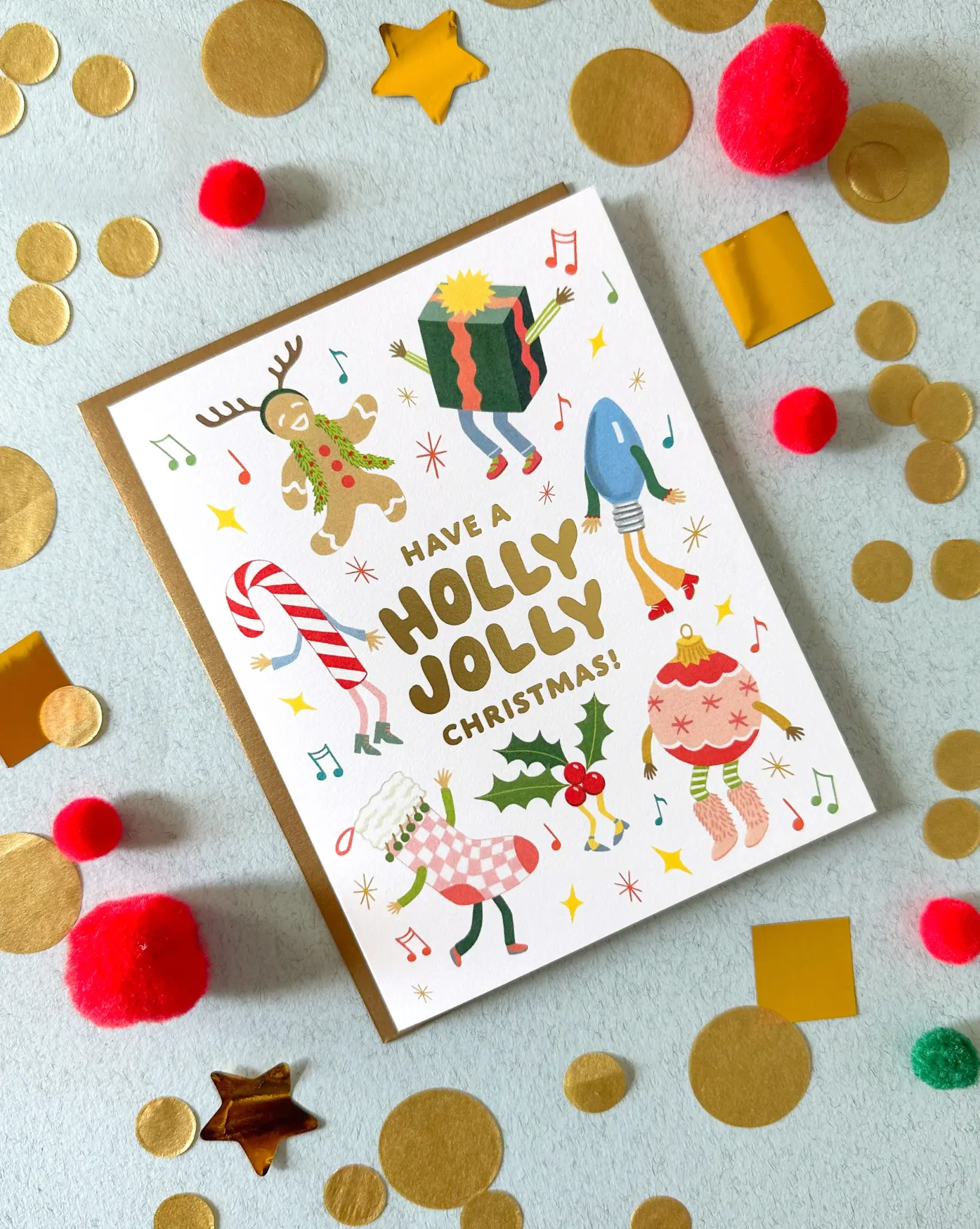 Yeppie Paper - YP YPGCHO0024 - Holly Jolly Party Holiday Card