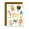 Yeppie Paper - YP YPGCHO0024 - Holly Jolly Party Holiday Card