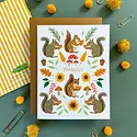 Yeppie Paper - YP YPGCTH0002 - Thankful Squirrel Thanksgiving Card