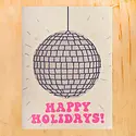 Gold Teeth Brooklyn - GTB GTBGCHO0039 - Disco Mirror Ball Holiday Card