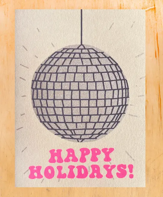 Gold Teeth Brooklyn - GTB GTBGCHO0039 - Disco Mirror Ball Holiday Card