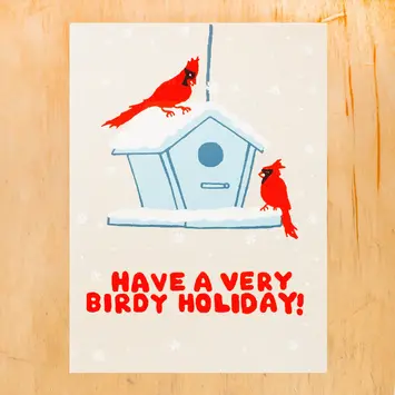 Gold Teeth Brooklyn - GTB GTBGCHO0036 - Birdy Holiday Card