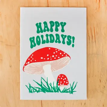 Gold Teeth Brooklyn - GTB GTBGCHO0038 - Mushroom Holiday Card