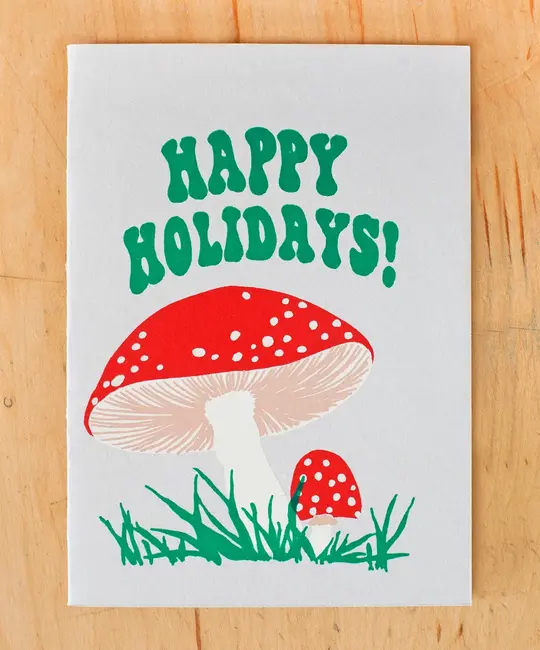 Gold Teeth Brooklyn - GTB GTBGCHO0038 - Mushroom Holiday Card
