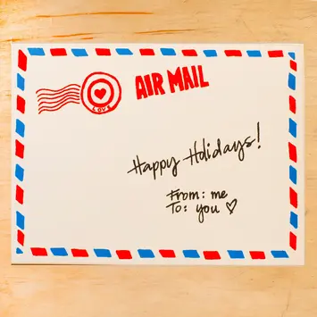 Gold Teeth Brooklyn - GTB GTBGCHO0037 - Air Mail Envelope Holiday Card