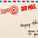Gold Teeth Brooklyn - GTB GTBGCHO0037 - Air Mail Envelope Holiday Card