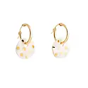 Jenna Vanden Brink Ceramics - JVB Charm Hoops Porcelain Earrings
