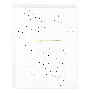 Ramona and Ruth - RR RRGCNY0001 - Happy New Year Dots Card