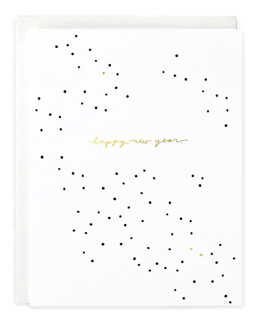 Ramona and Ruth - RR RRGCNY0001 - Happy New Year Dots Card