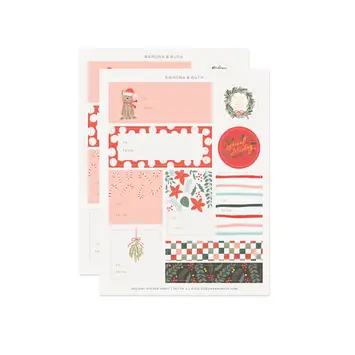 Ramona and Ruth - RR RR GTHO - Holiday Gift Tag Sticker Sheet