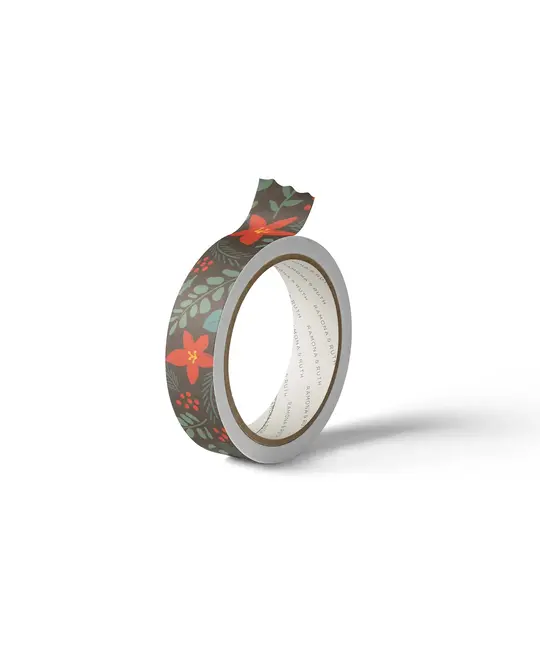 Ramona and Ruth - RR RR OS - Poinsettia Washi Tape