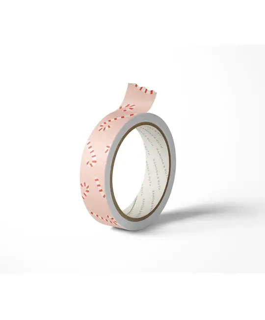 Ramona and Ruth - RR RR OS - Candy Cane Washi Tape