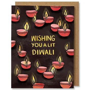 Nanu Studio - NS NSGCSE0002 - A Lit Diwali Card