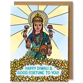 Nanu Studio - NS NSGCSE0004 - Good Fortune Diwali Card