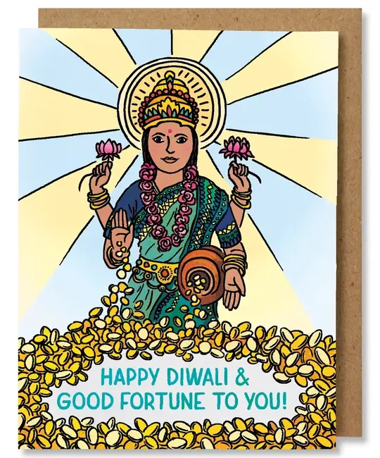 Nanu Studio - NS NSGCSE0004 - Good Fortune Diwali Card