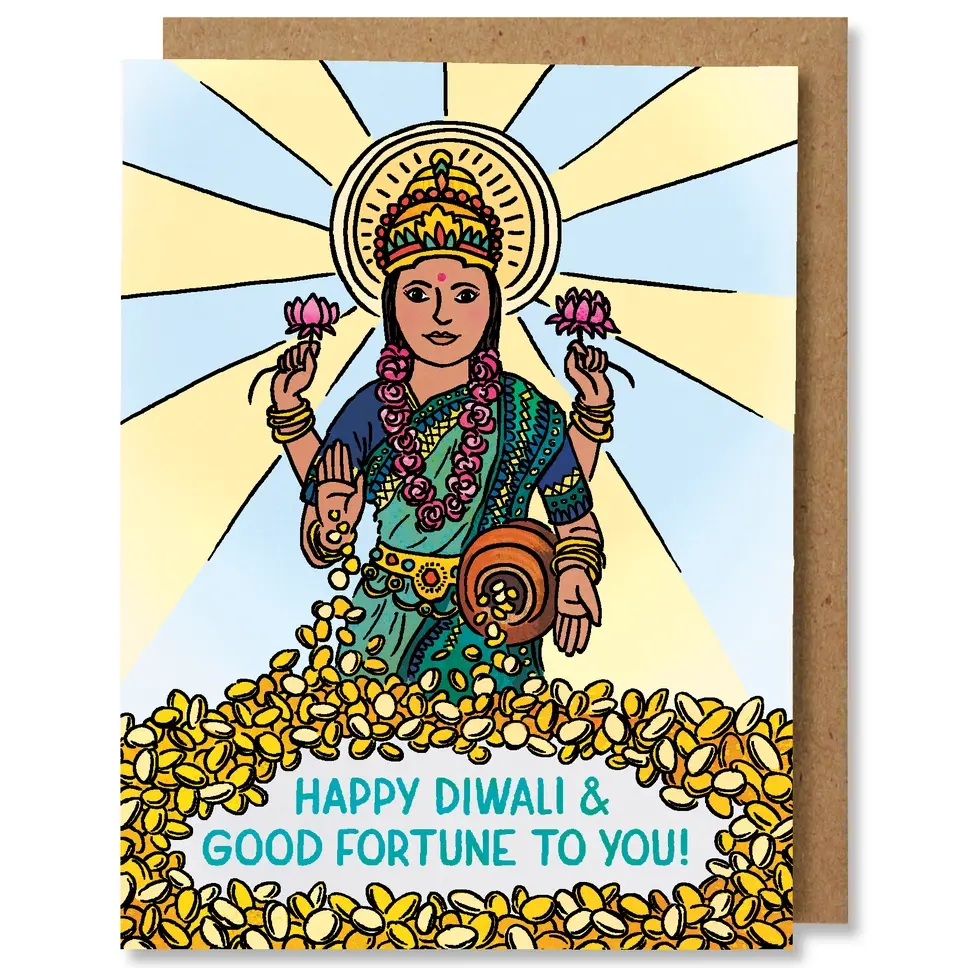 Nanu Studio - NS NSGCSE0004 - Good Fortune Diwali Card
