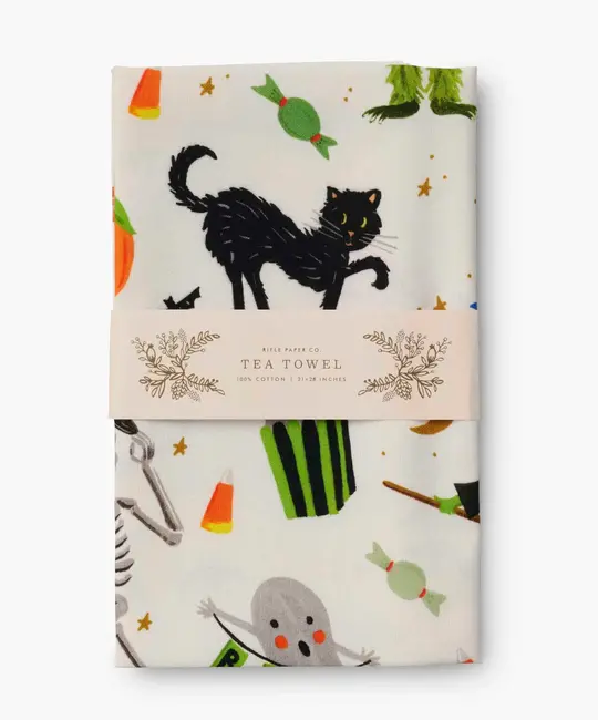 Rifle Paper Co - RP RP HGKL - Halloween Parade Tea Towel