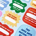 and Here We Are - AHW AHW ST - Kid's Book Plate Sticker Sheet