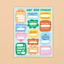and Here We Are - AHW AHW ST - Kid's Book Plate Sticker Sheet