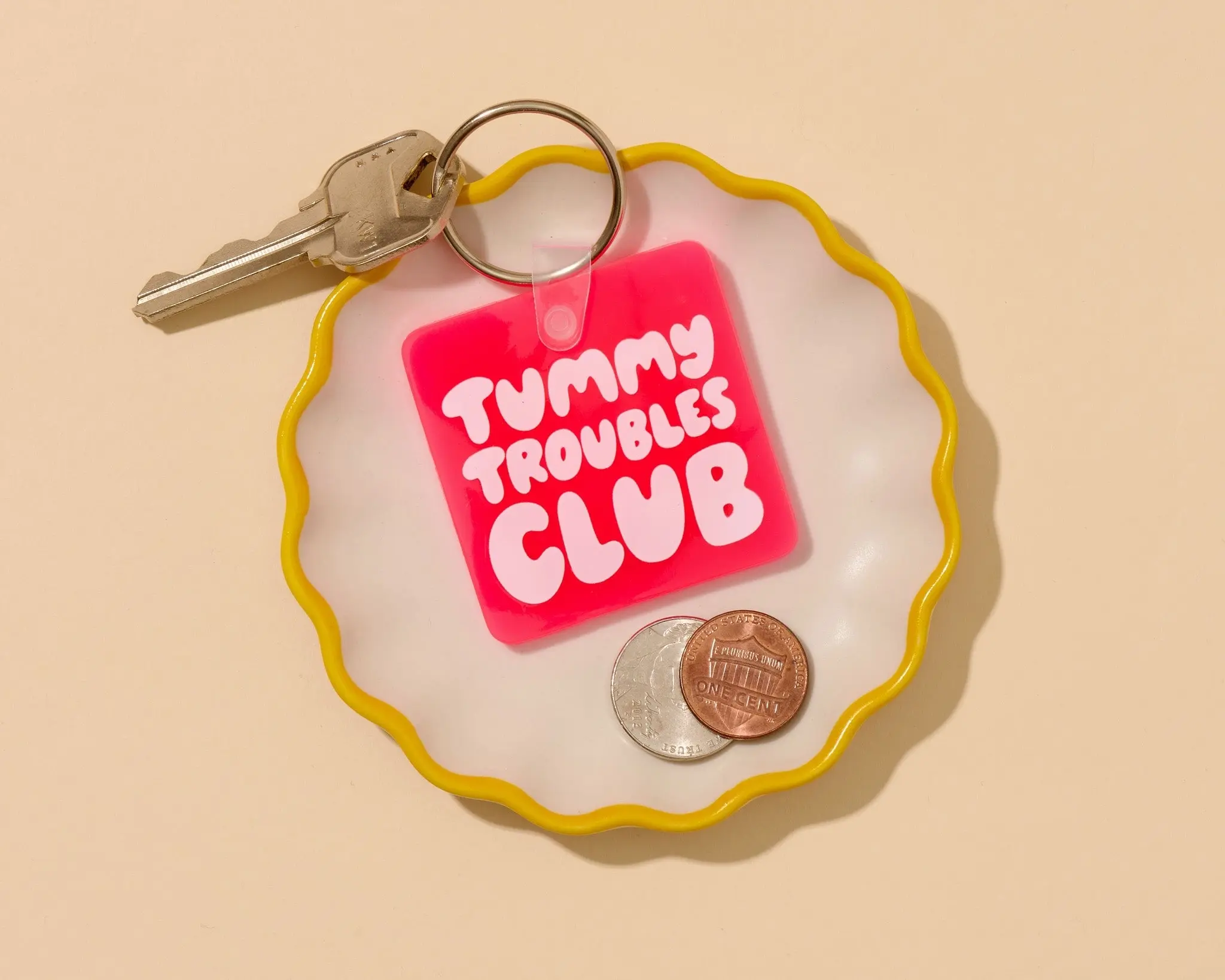 and Here We Are - AHW AHW ACKC - Tummy Troubles PVC Keychain