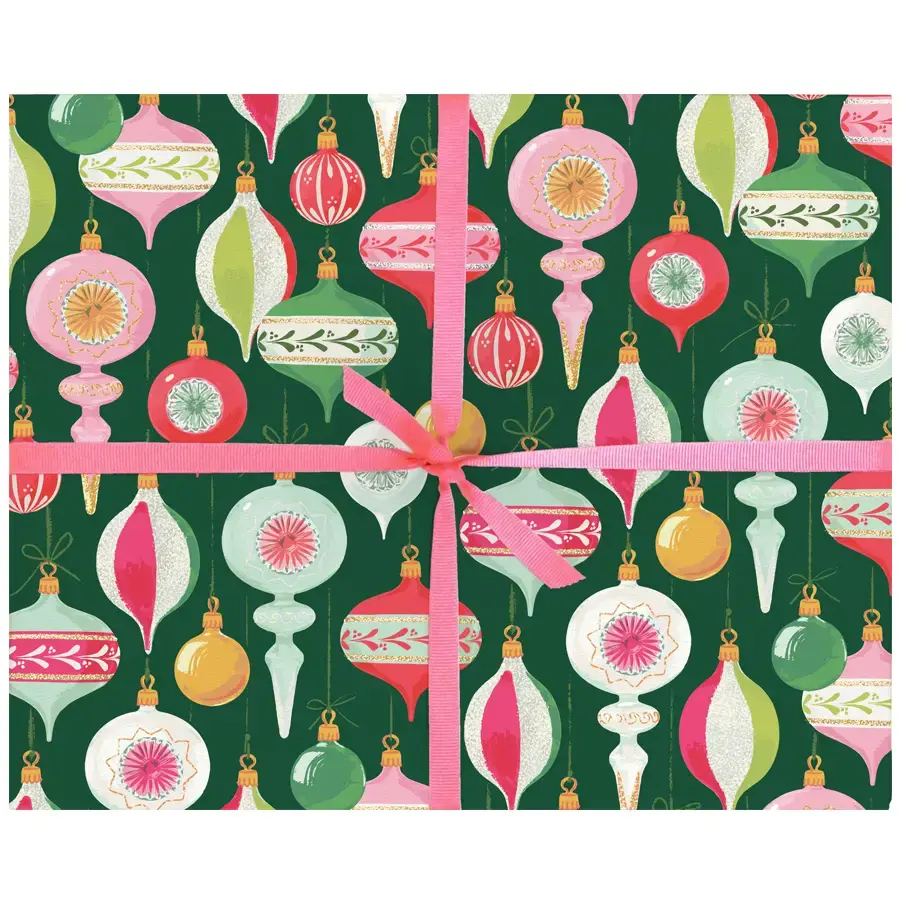 Smudge Ink - SI SI WPROHO - Vintage Ornaments Wrap Roll (3 Sheets)