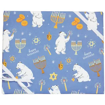 Smudge Ink - SI SI WPROHO - Polar Bear Hanukkah Wrap Roll (3 Sheets)