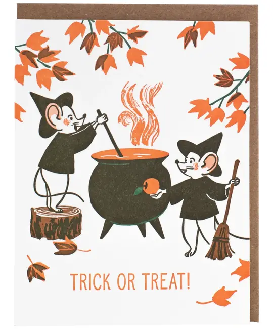 Smudge Ink - SI SIGCHA0002 - Little Witches Halloween Card