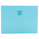 Smudge Ink - SI SI NSTY - Snowflakes Boxed Thank You Note Set with Letterpress-printed Envelope