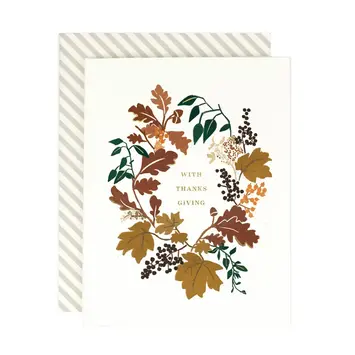 Amy Heitman Illustration - AHI AHIGCTH0002 - With Thanksgiving Card