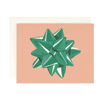 Amy Heitman Illustration - AHI AHI NSHO - Green Bow 2.0 Boxed Note Set