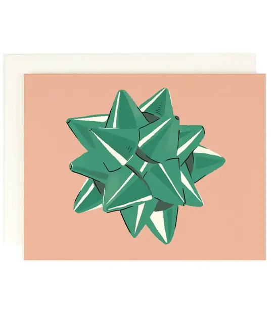 Amy Heitman Illustration - AHI AHI NSHO - Green Bow 2.0 Boxed Note Set