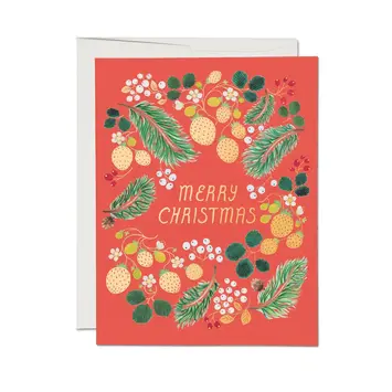 Red Cap Cards - RCC RCCGCHO0051 - Berry Christmas Card