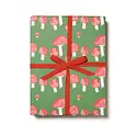 Red Cap Cards - RCC RCC WPROHO - Festive Mushrooms Wrap Roll