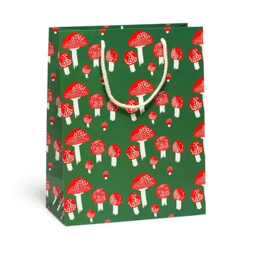 Red Cap Cards - RCC RCC GBLA - Festive Mushrooms Large Gift Bag