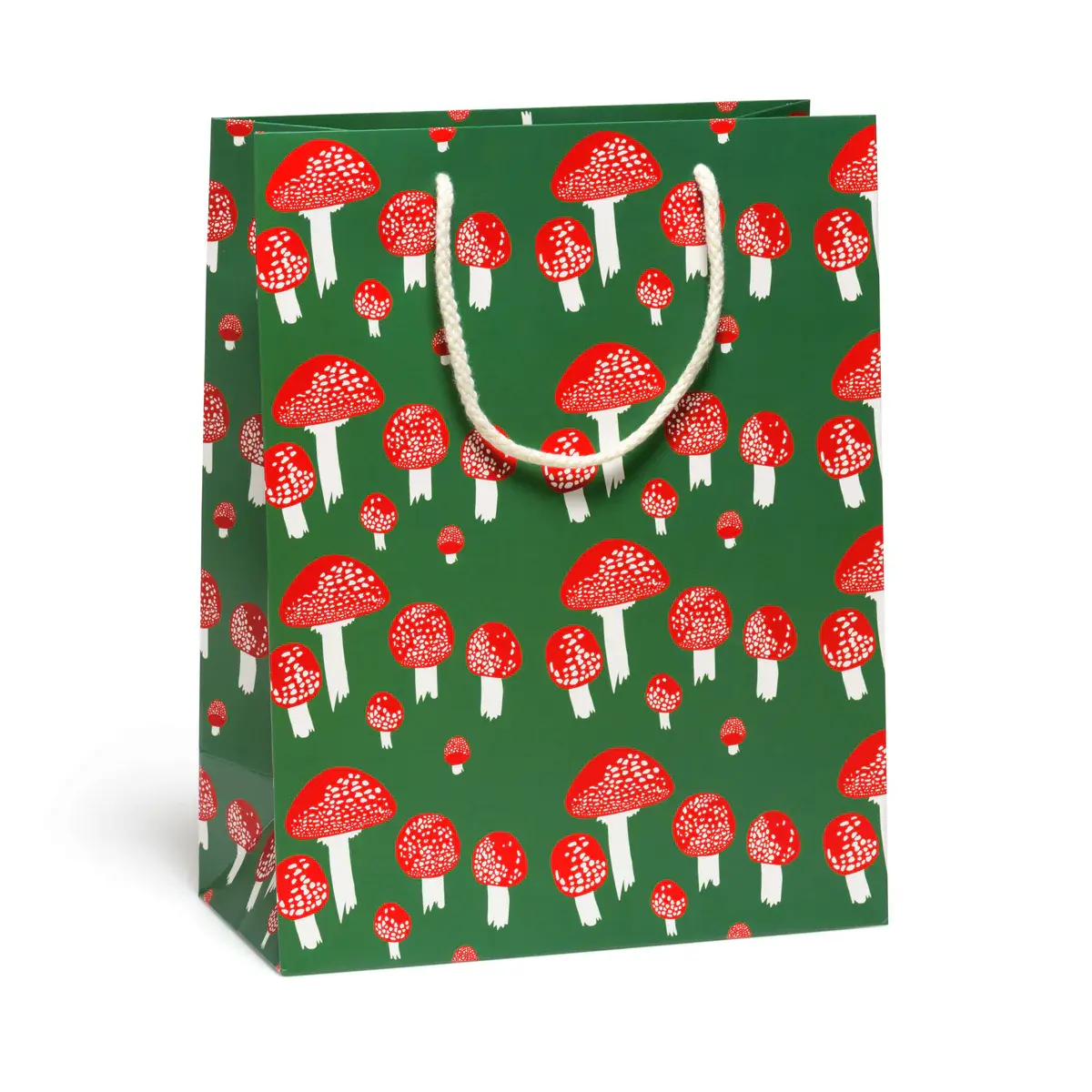 Red Cap Cards - RCC RCC GBLA - Festive Mushrooms Large Gift Bag