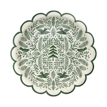 My Minds Eye - MME MME PS - Woodland Scalloped Round 10' Plate