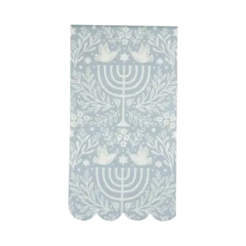 My Minds Eye - MME MME PS - Floral Menorah Dinner Guest Napkins