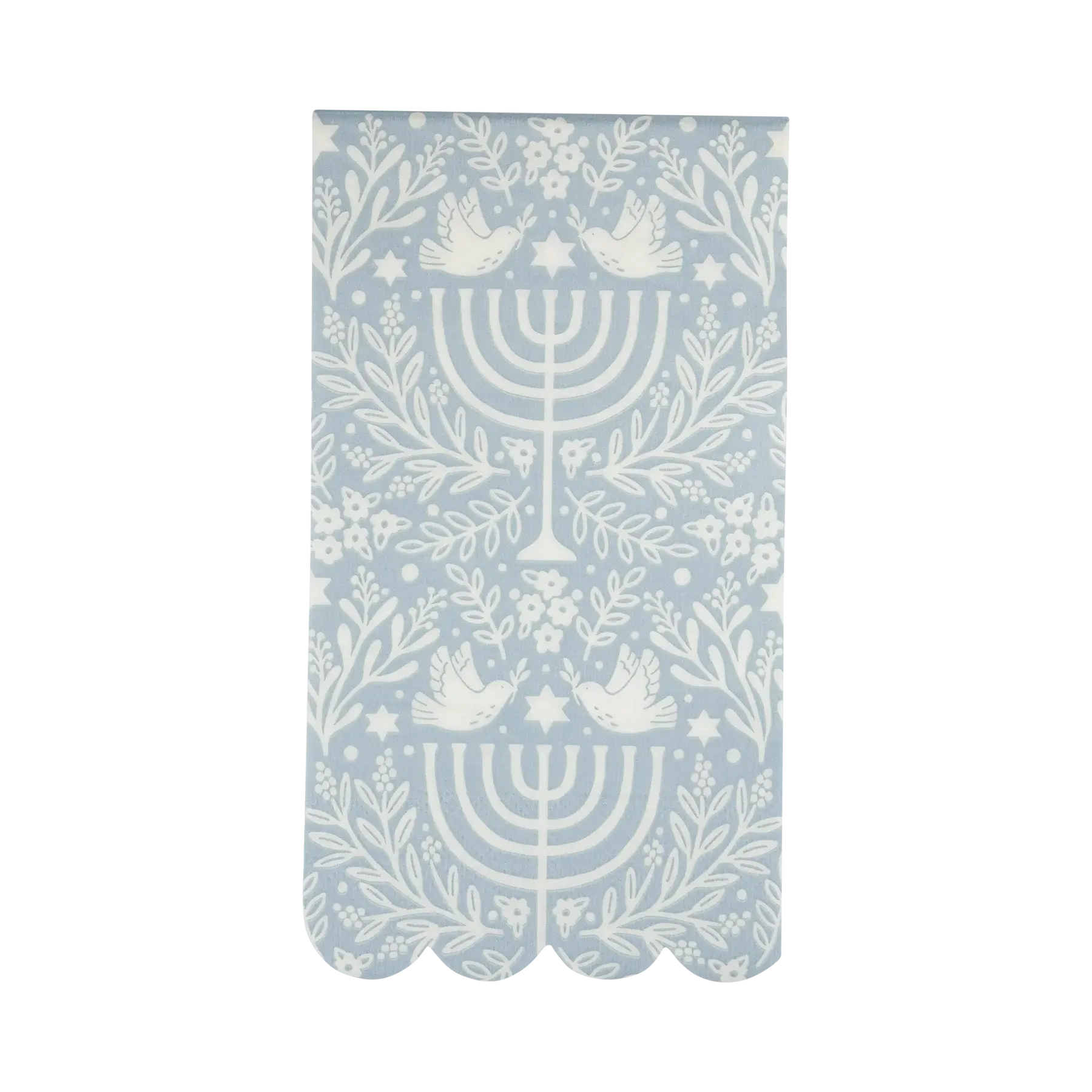 My Minds Eye - MME MME PS - Floral Menorah Dinner Guest Napkins